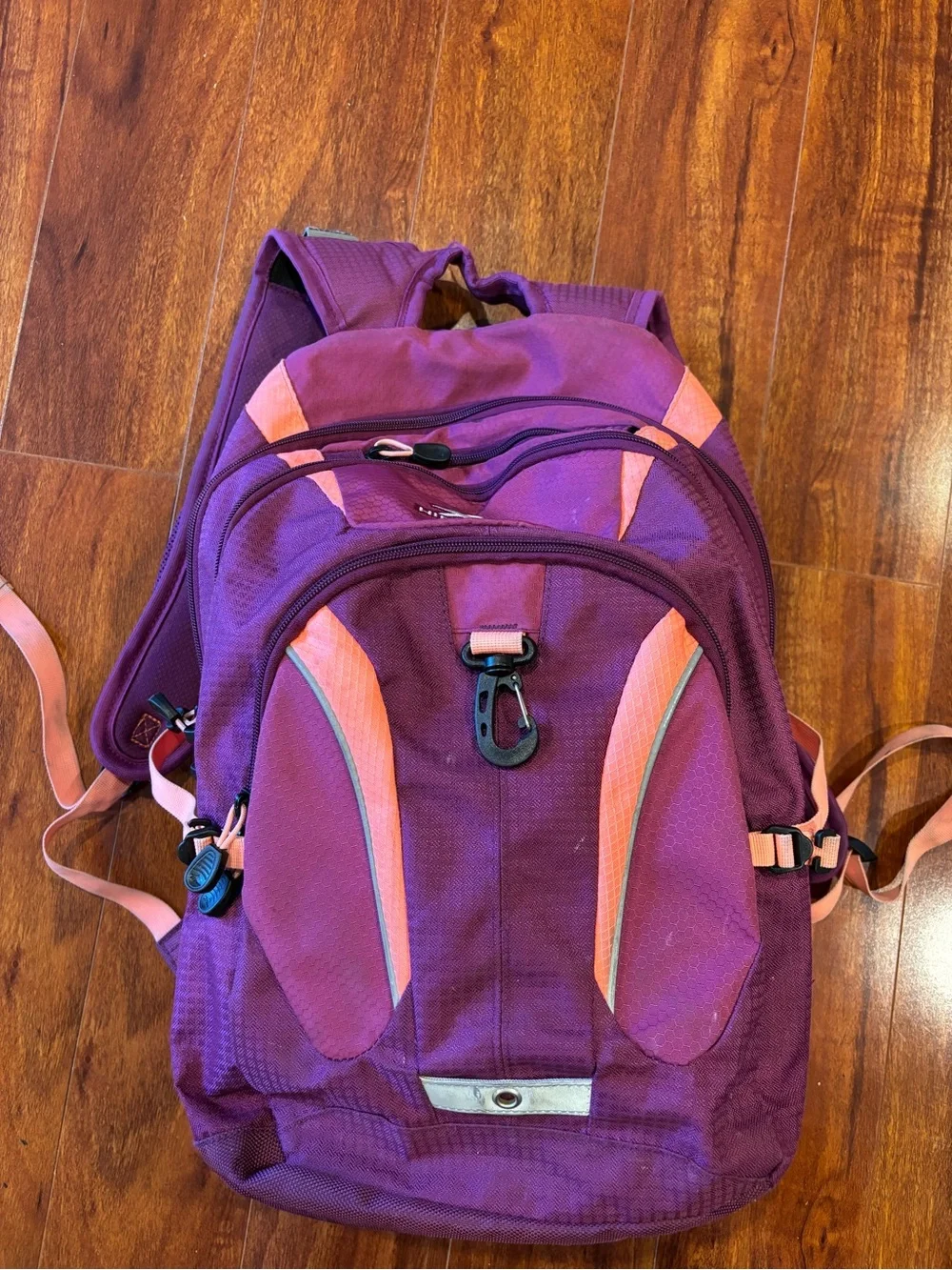 High Sierra Kids Backpack Purple with Pink Accents